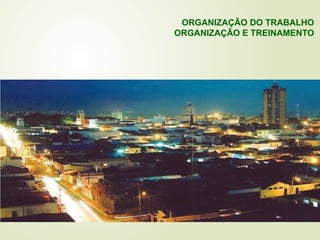 ORGANIZAÇÃO DO TRABALHO
ORGANIZAÇÃO E TREINAMENTO
 
