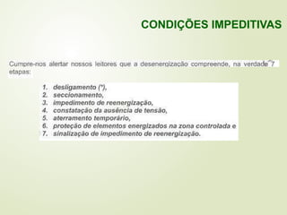 CONDIÇÕES IMPEDITIVAS
 