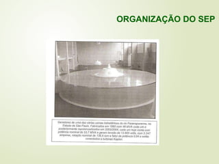 ORGANIZAÇÃO DO SEP
 
