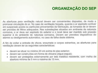 ORGANIZAÇÃO DO SEP
 