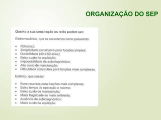 ORGANIZAÇÃO DO SEP
 