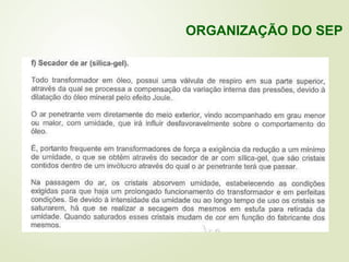 ORGANIZAÇÃO DO SEP
 