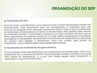 ORGANIZAÇÃO DO SEP
 