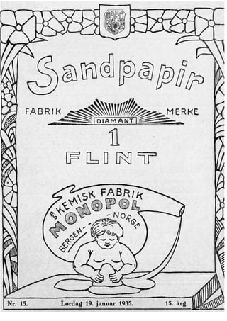 Sandpapir Nr. 15 1935