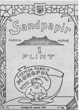 Sandpapir Nr. 17 1937