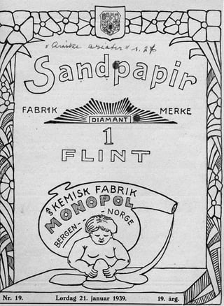 Sandpapir Nr. 19 1939