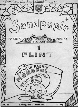 Sandpapir Nr. 21 1941
