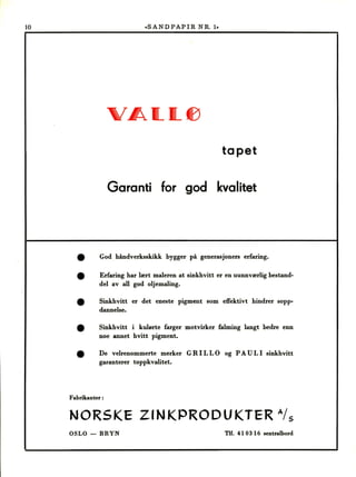 Sandpapir Nr. 37 1957