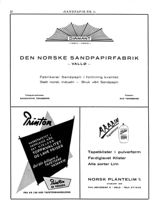 Sandpapir Nr. 37 1957