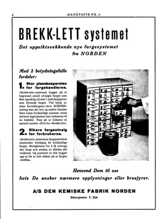 Sandpapir Nr. 37 1957