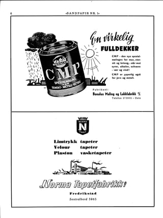 Sandpapir Nr. 37 1957