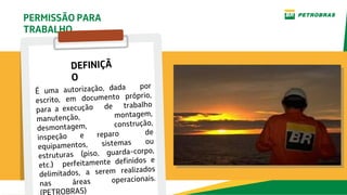 PERMISSÃO PARA
TRABALHO
 