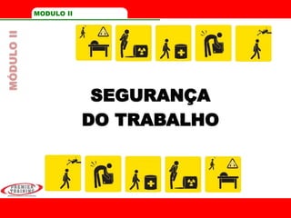 SEGURANÇA
DO TRABALHO
MÓDULOII MODULO II
 
