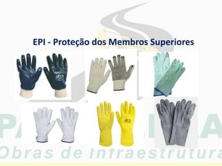 EPI - Proteção dos Membros Superiores
 