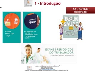 1 - Introdução
CURSO BÁSICO NR10
1.5 – Perfil do
Trabalhador
 