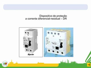 Dispositivo de proteção
a corrente diferencial-residual – DR
 