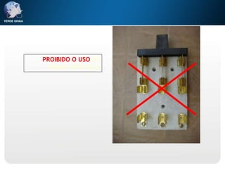 PROIBIDO O USO DE
CHAVE TIPO FACA
 