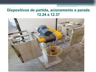 Dispositivos de partida, acionamento e parada
12.24 a 12.37
 