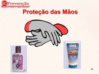 Proteção das Mãos
56
 