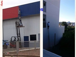 Serviços com escadas móveis
80
 