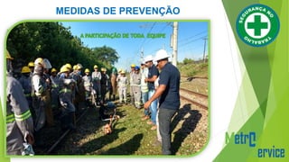 MEDIDAS DE PREVENÇÃO
IMPLEMENTAÇÃO DE NOVOS EPI`S
 