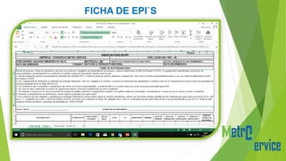 FICHA DE EPI`S
 