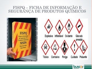 FISPQ – FICHA DE INFORMAÇÃO E
SEGURANÇA DE PRODUTOS QUÍMICOS
 