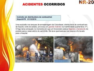 ACIDENTES OCORRIDOS
 