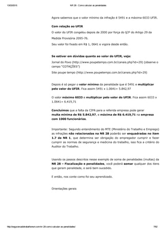 Nr 28   como calcular as penalidades
