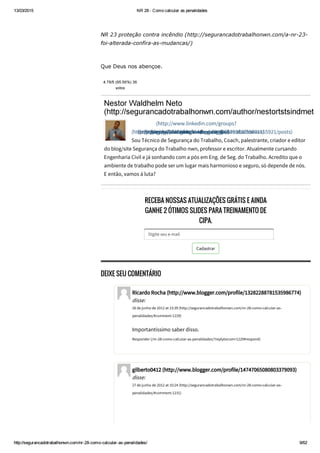 Nr 28   como calcular as penalidades