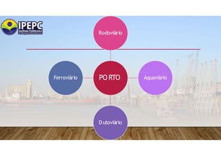 PO RTO
Rodoviário
Aquaviário
Dutoviário
Ferroviário
 