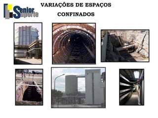 VARIAÇÕES DE ESPAÇOS
CONFINADOS
 