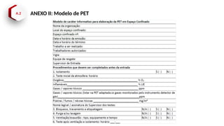 A.2 ANEXO II: Modelo de PET
 
