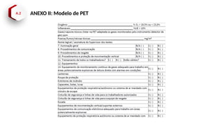A.2 ANEXO II: Modelo de PET
 