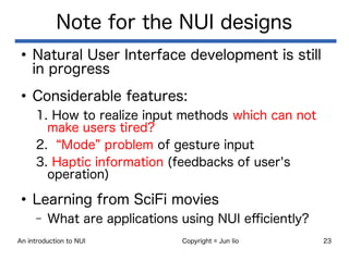 Nui Operating System An introduction to NUI | PDF