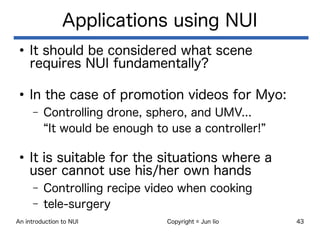 Nui Application Example An introduction to NUI | PDF