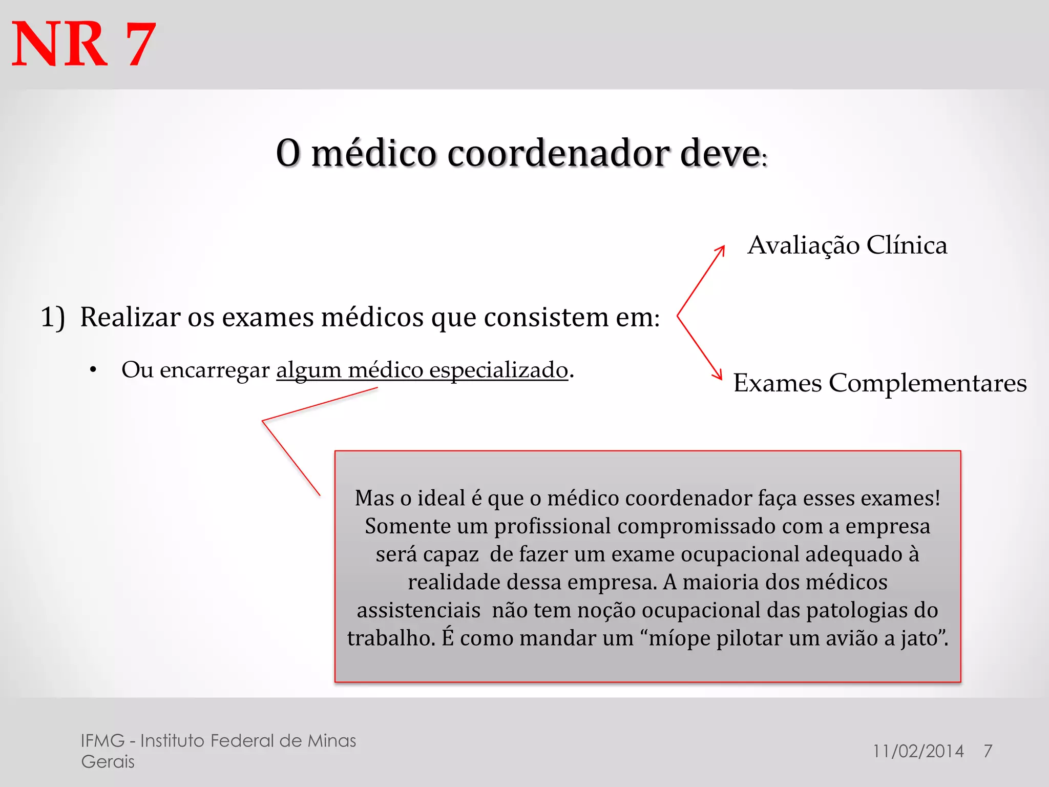 Nr 7, a teoria e a prática | PDF