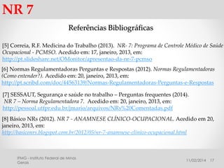 Nr 7, a teoria e a prática | PDF