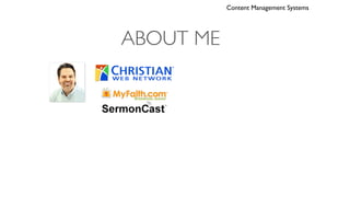 Content Management Systems




ABOUT ME
 