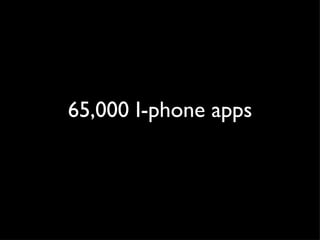 65,000 I-phone apps 