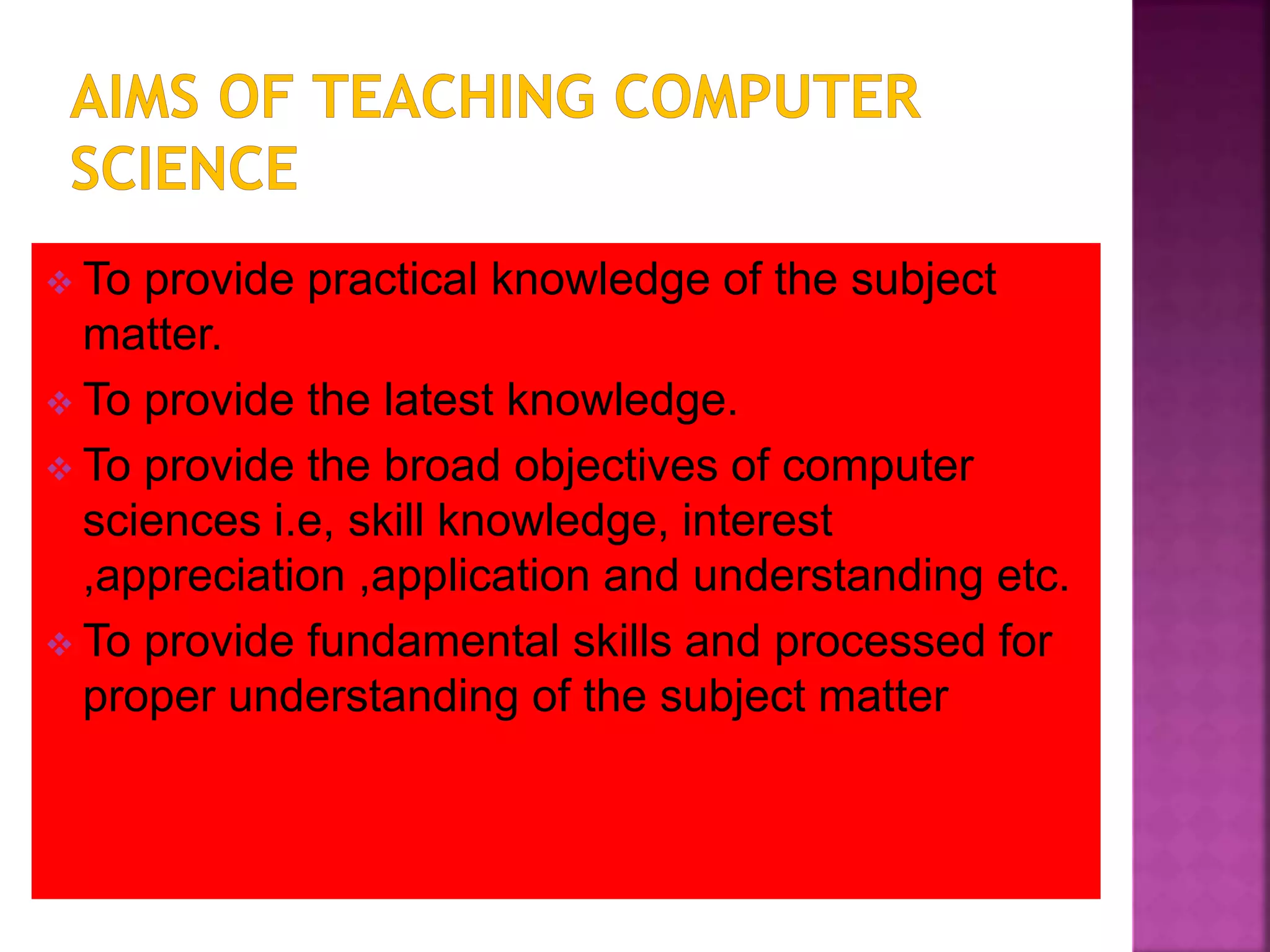 Computer science | PPT