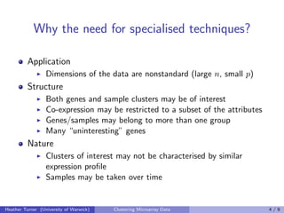 Clustering Microarray Data | PDF