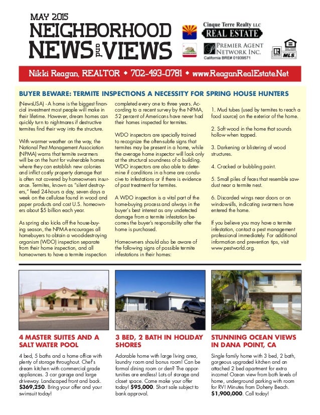 real estate newsletter