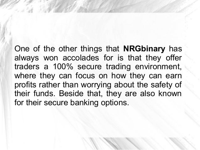 Binary options nrg