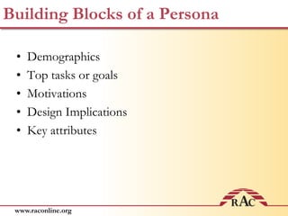 Identifying YourWeb Audience UsingPersonas