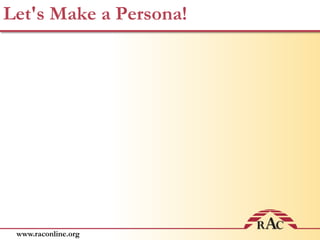 Identifying Your Primary Audiences