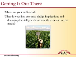 Is it accessible?  Organized in a way that makes sense to each of your key personas?http://boxesandarrows.com/view/content-analysis