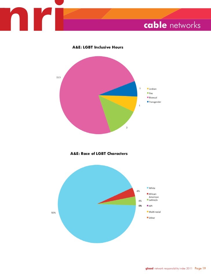 GLAAD Network Responsibility Index (NRI) 2010-2011 Slide 19