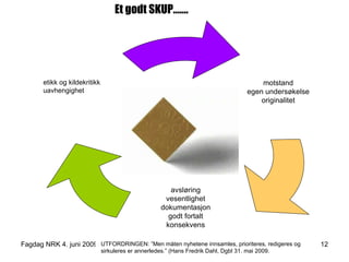 Hva er et (NRK-)SKUP?