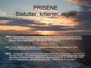 Hva er et (NRK-)SKUP?